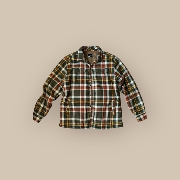 Mens marmot fleece lined long sleeve flannel size xl - Picture 1 of 10